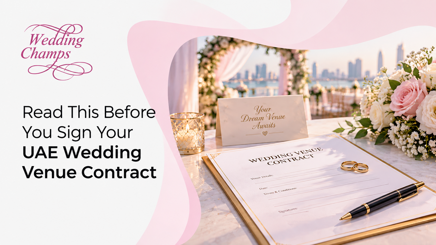 UAE Wedding Venue Contract Checklist Before You Pay