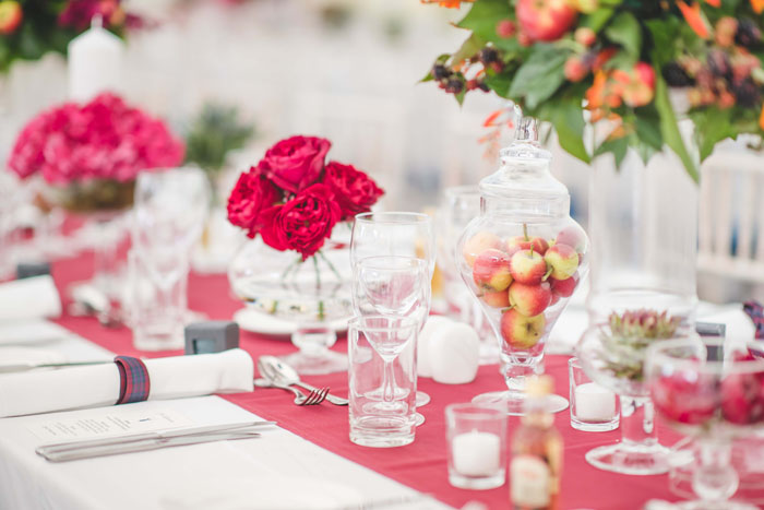 glam up your wedding decor