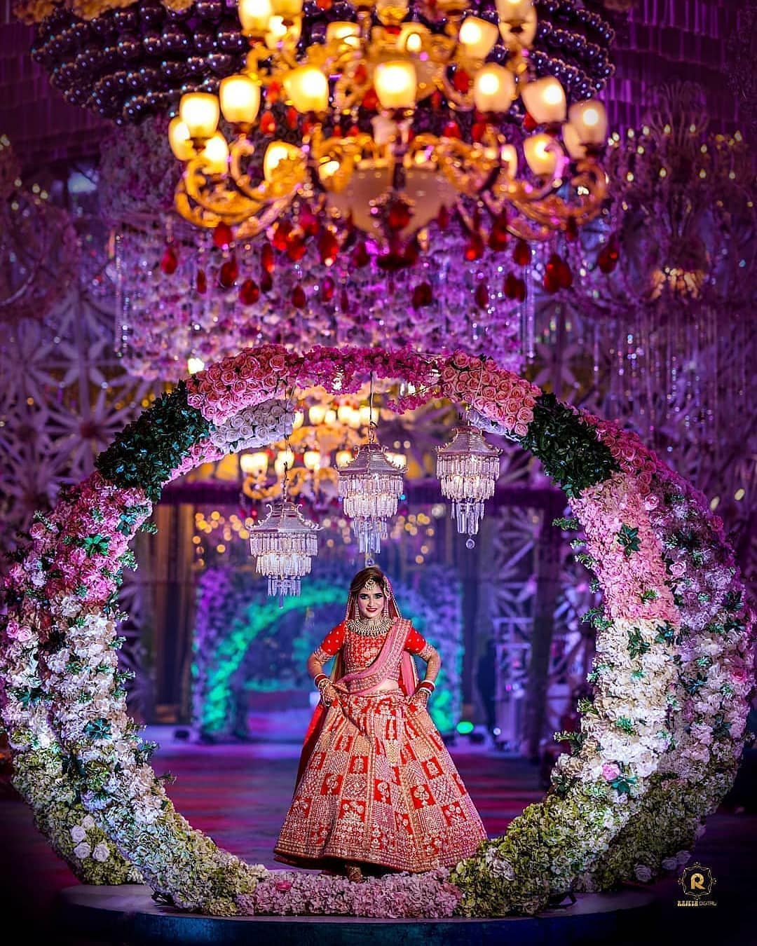 glam up your wedding decor