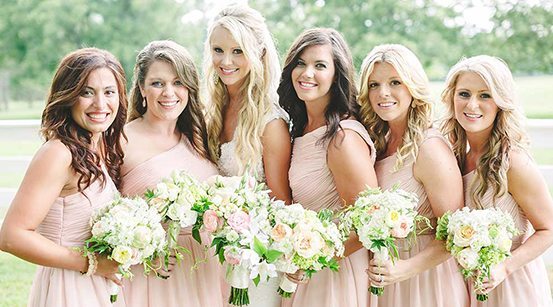 The customary bridal pampering