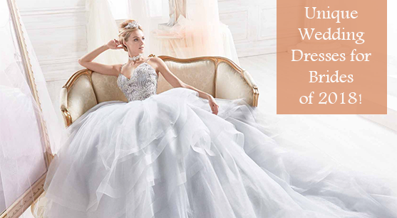 Unique Wedding Dresses for Brides of 2018