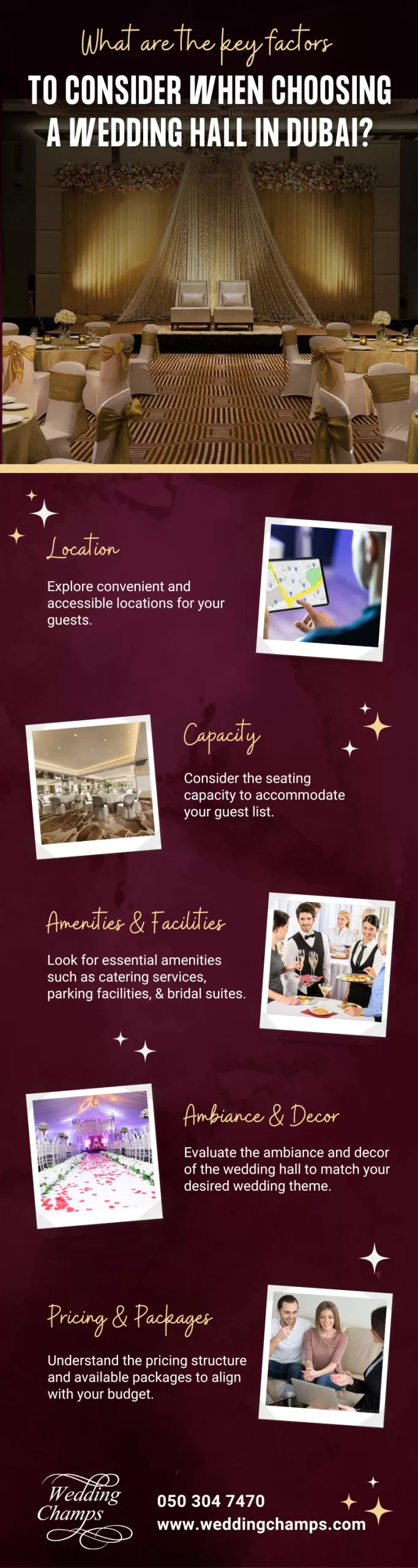 Key Factors When Choosing Wedding Hall in Dubai