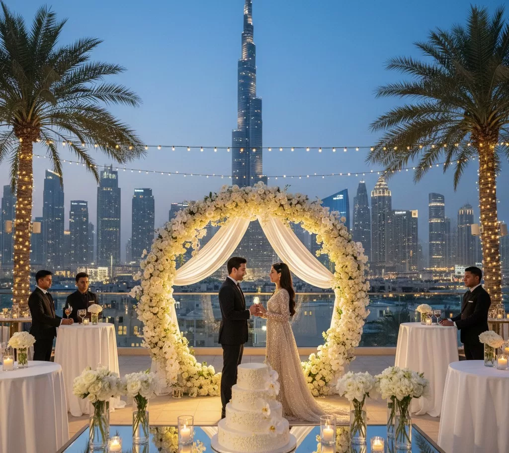 Wedding Champs engagement event styling in Dubai